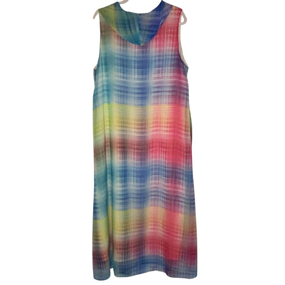 Soft Surroundings Carnevale Multi Plaid Maxi Dress - Picture 3 of 11